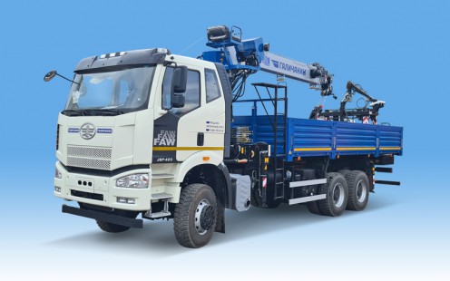 Бортовой автомобиль с установкой КМА-150-9 и люлькой