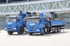 Бортовой автомобиль с установкой КМА-150-1 и люлькой 