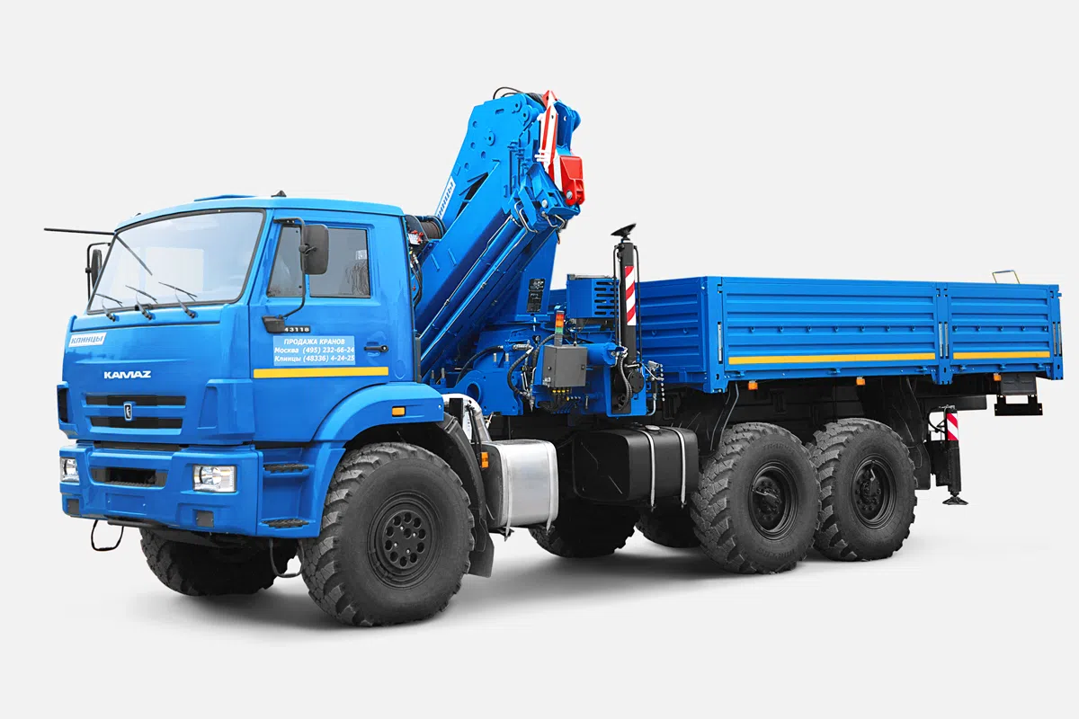 Бортовой автомобиль с установкой КМА-25-5К