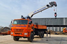 Бортовой автомобиль с установкой  КМА-150-5